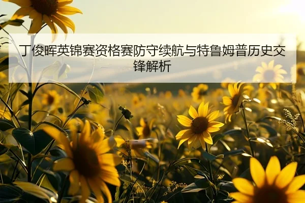 丁俊晖英锦赛资格赛防守续航与特鲁姆普历史交锋解析